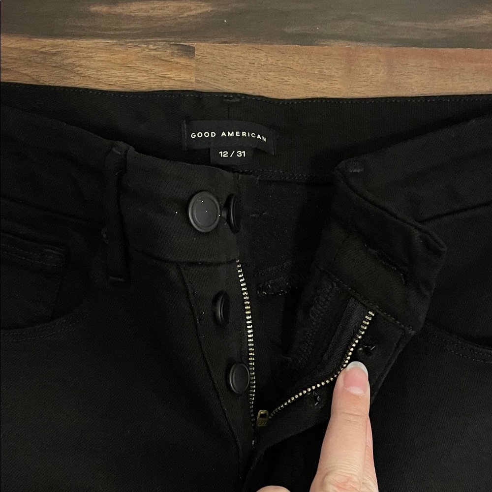 Good American Good Icon Black Jeans